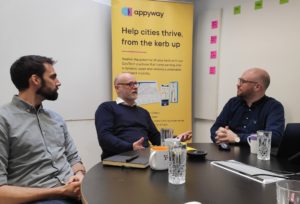 Ben Boutcher-West, Paul Yewman and Garry Thornton during the webinar