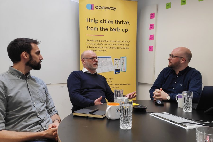 Ben Boutcher-West, Paul Yewman and Garry Thornton during the webinar