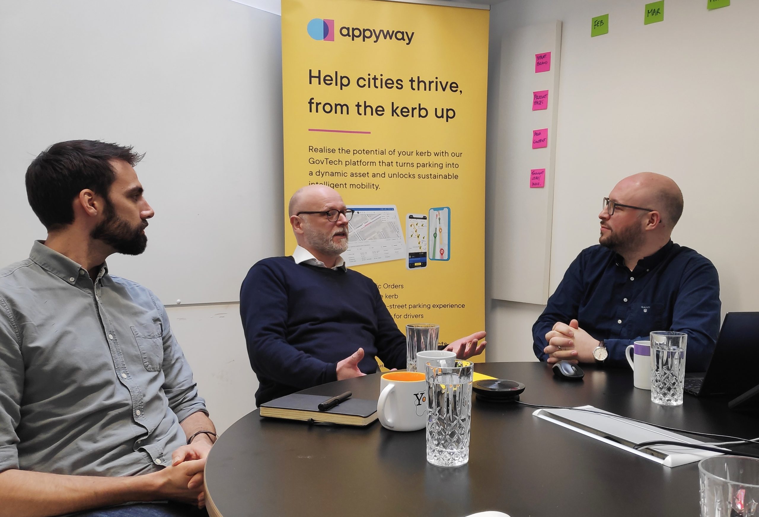 Ben Boutcher-West, Paul Yewman and Garry Thornton during the webinar