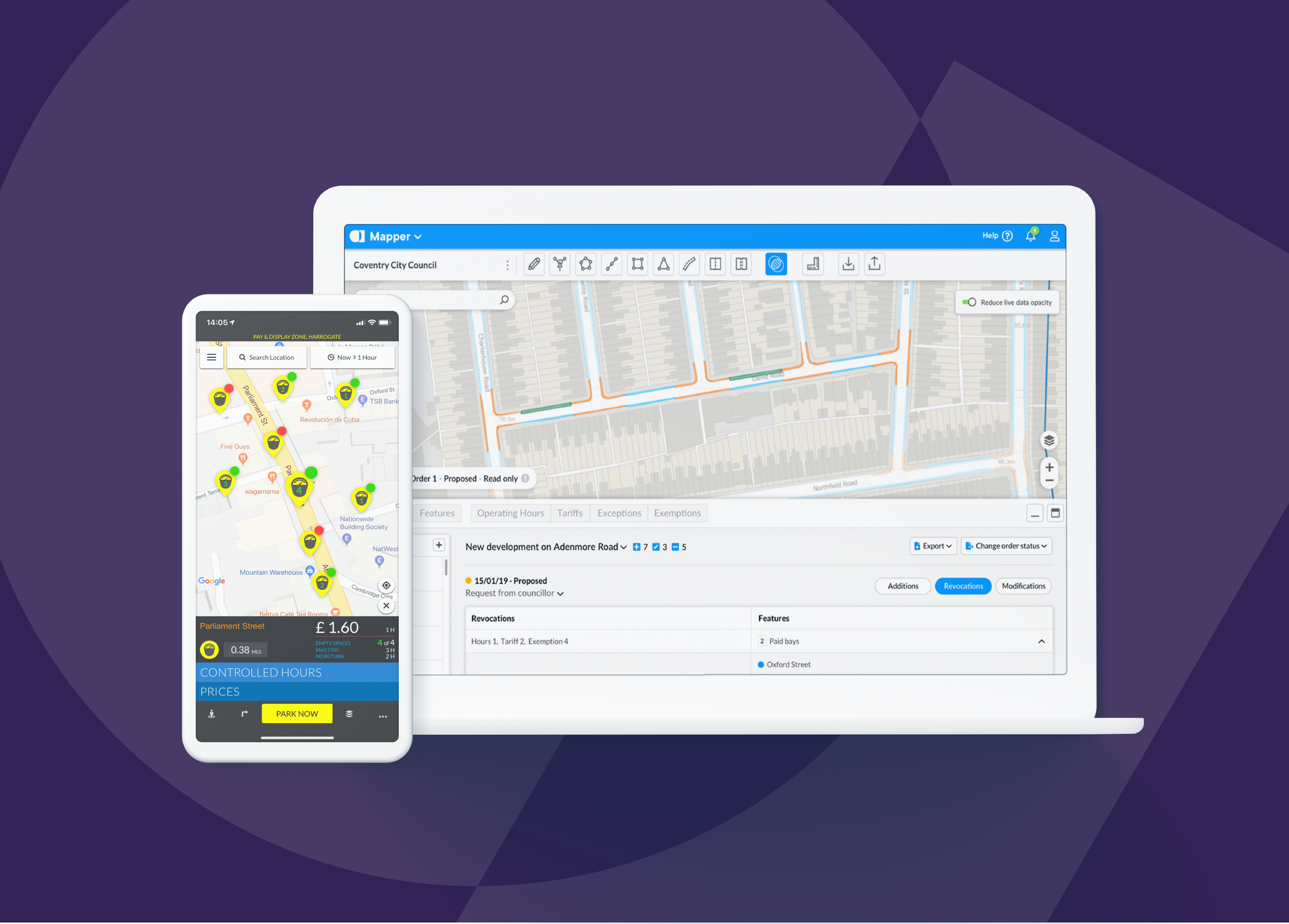 AppyWay's nominated products, Mapper and Smart City Parking