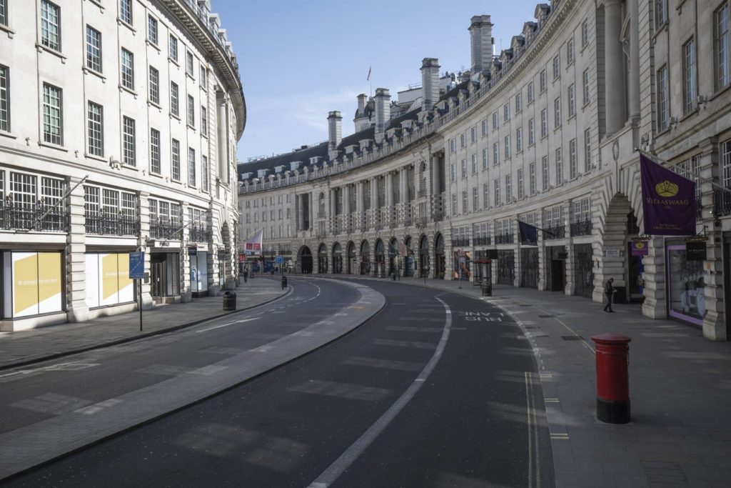 Regent St Coronavirus lockdown