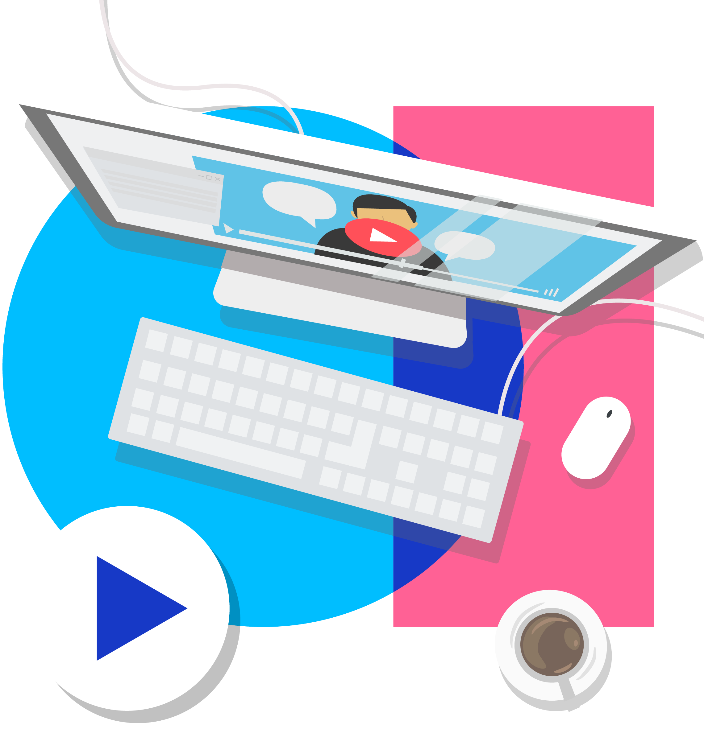 webinar computer graphic